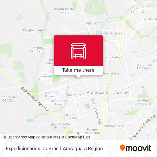 Expedicionários Do Brasil map