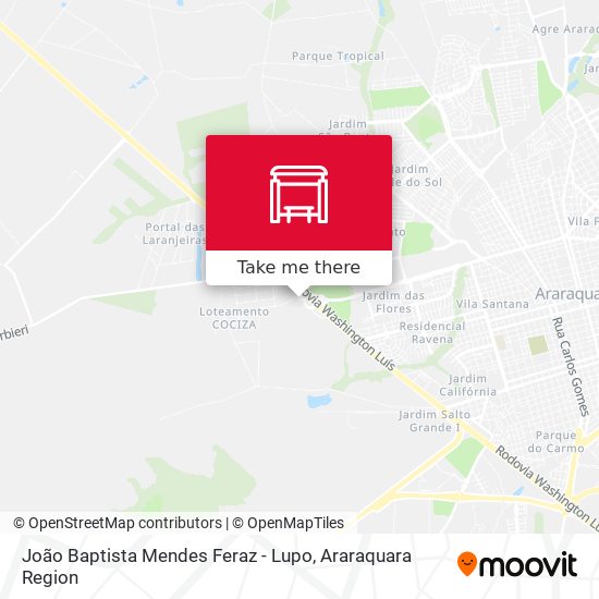 Mapa João Baptista Mendes Feraz - Lupo