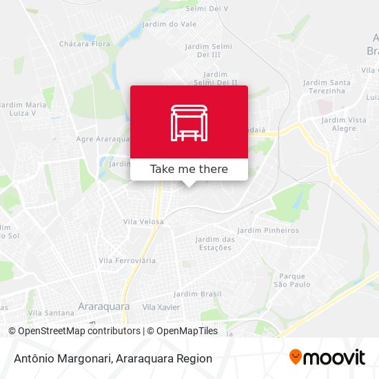 Antônio Margonari map