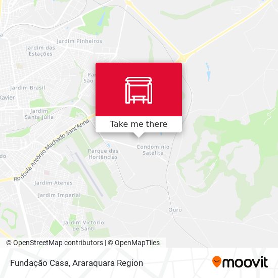 Fundação Casa map