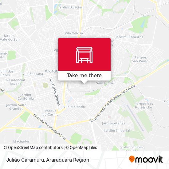 Julião Caramuru map