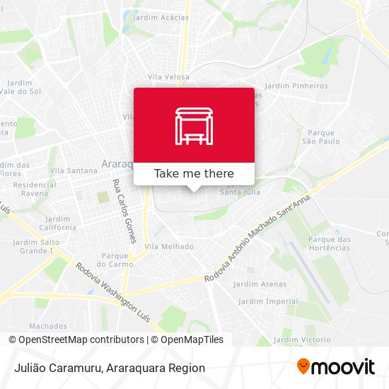Julião Caramuru map