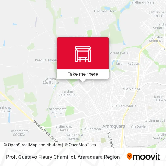 Prof. Gustavo Fleury Chamillot map