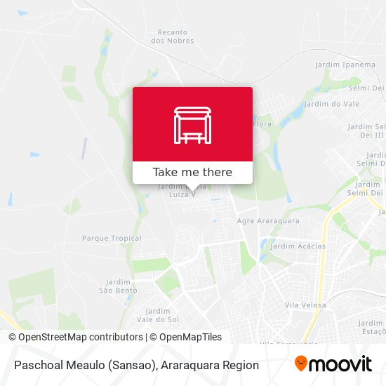 Paschoal Meaulo (Sansao) map