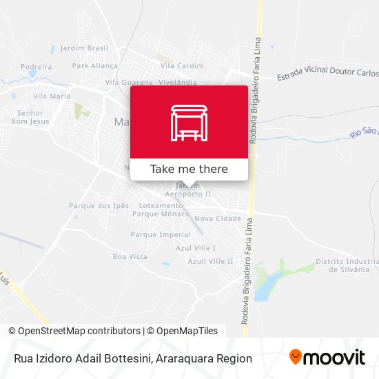 Rua Izidoro Adail Bottesini map