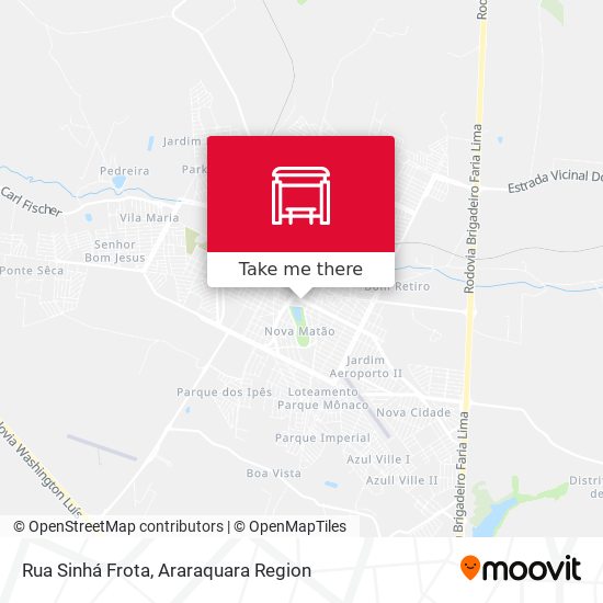 Rua Sinhá Frota map