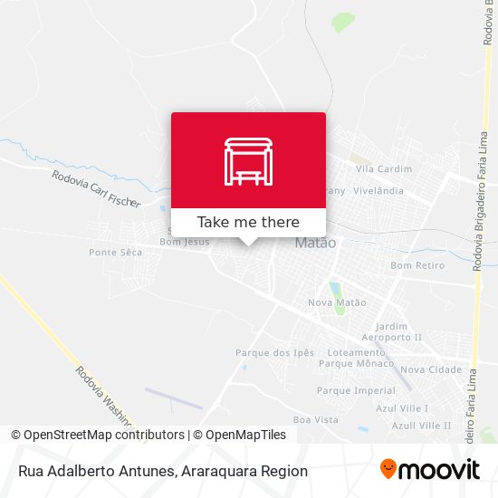 Mapa Rua Adalberto Antunes