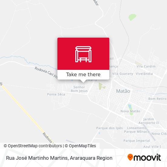 Rua José Martinho Martins map