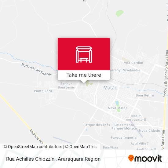 Rua Achilles Chiozzini map
