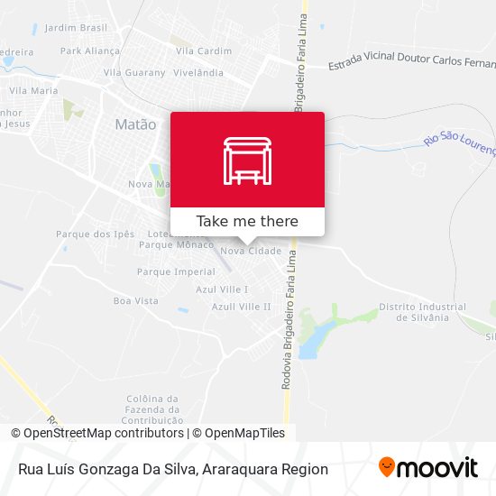 Rua Luís Gonzaga Da Silva map