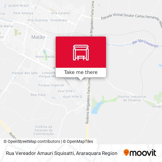 Rua Vereador Amauri Squisatti map