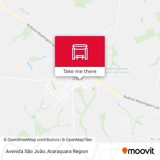 Avenida São João map