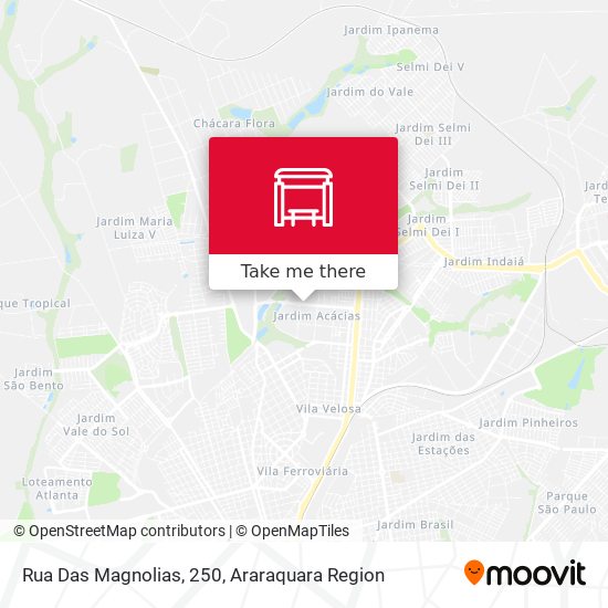 Rua Das Magnolias, 250 map