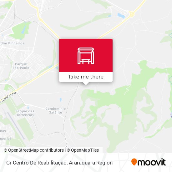 Cr Centro De Reabilitação map