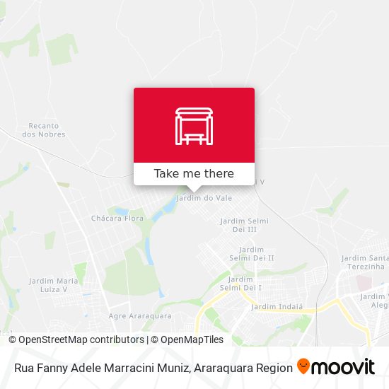 Mapa Rua Fanny Adele Marracini Muniz