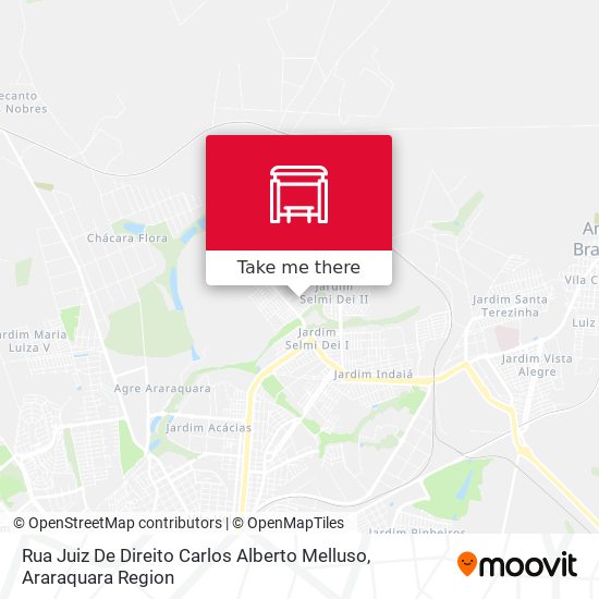 Rua Juiz De Direito Carlos Alberto Melluso map