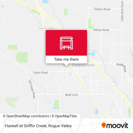 Mapa de Haskell at Griffin Creek
