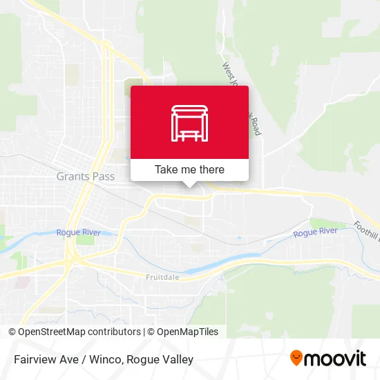 Fairview Ave / Winco map