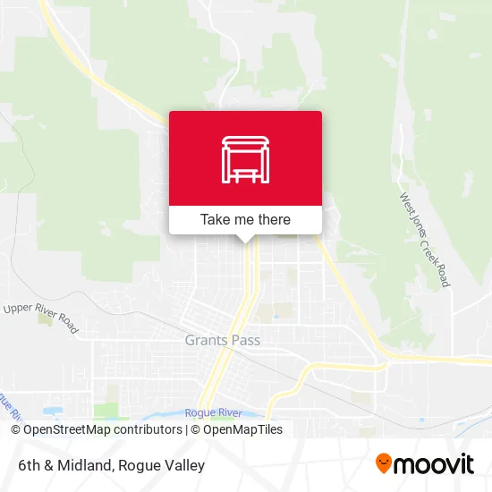 6th & Midland map
