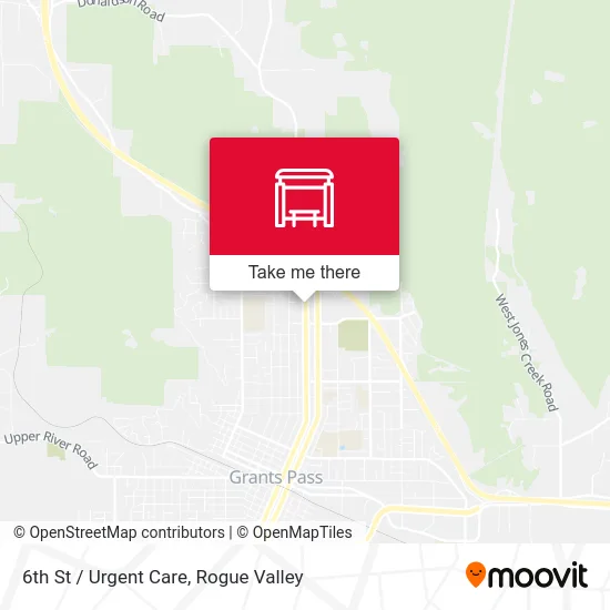 6th St / Urgent Care map