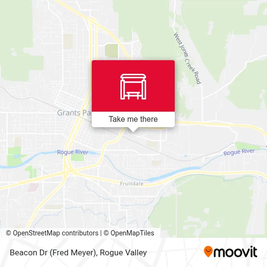 Beacon Dr (Fred Meyer) map