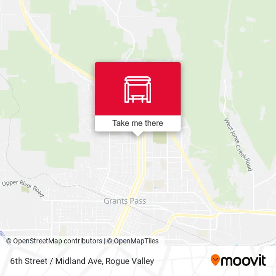 Mapa de 6th Street / Midland Ave