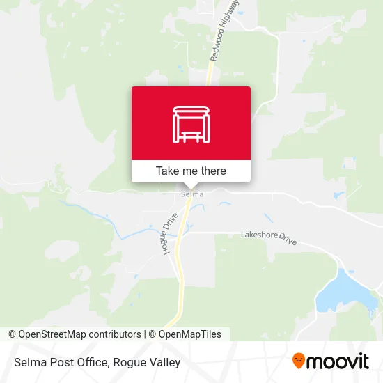 Mapa de Selma Post Office