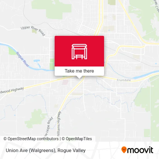 Union Ave (Walgreens) map