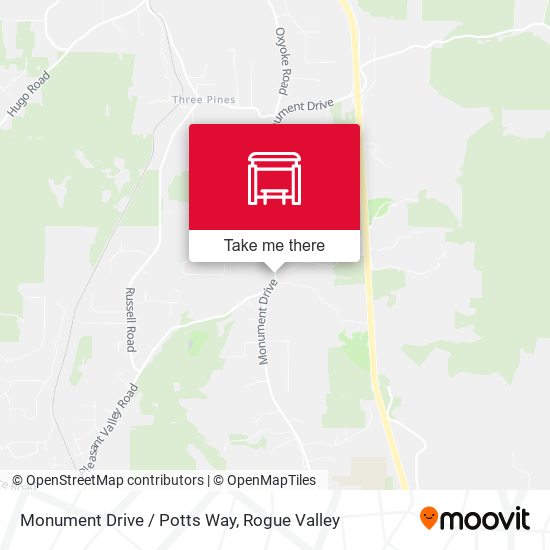 Monument Drive / Potts Way map