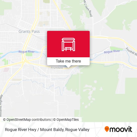 Rogue River Hwy / Mount Baldy map