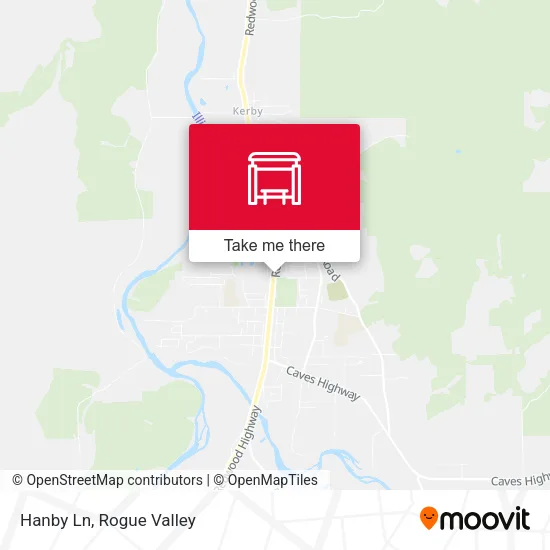 Hanby Ln map