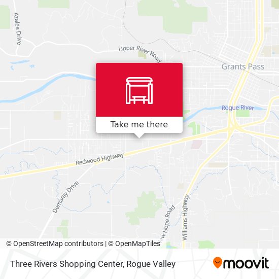 Three Rivers Shopping Center map