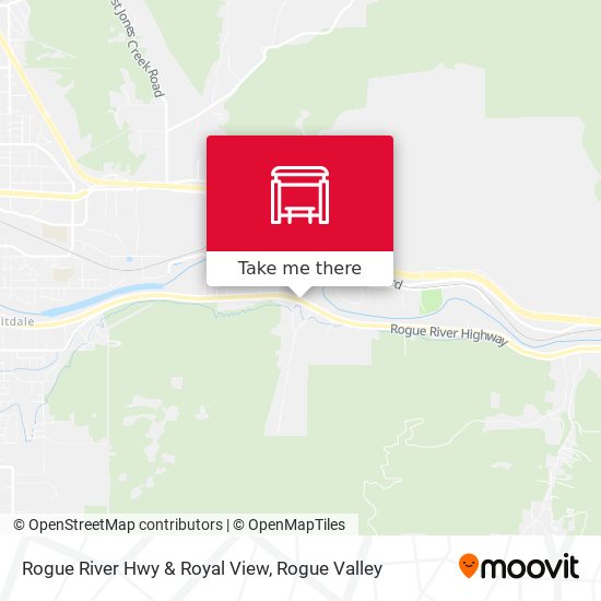 Rogue River Hwy & Royal View map