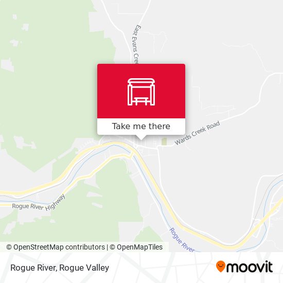 Rogue River map
