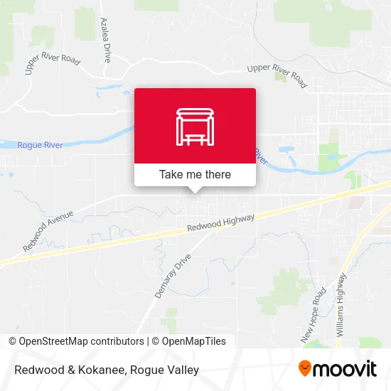 Redwood & Kokanee map