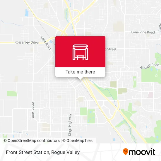 Front Street Station map