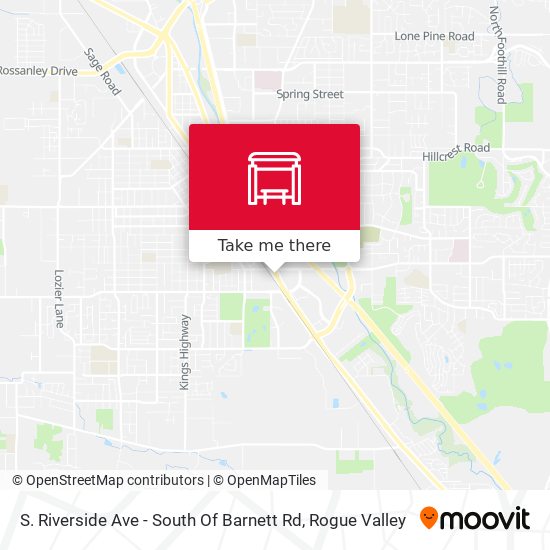 Mapa de S. Riverside Ave - South Of Barnett Rd