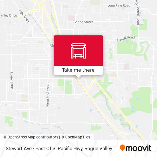 Mapa de Stewart Ave - East Of S. Pacific Hwy