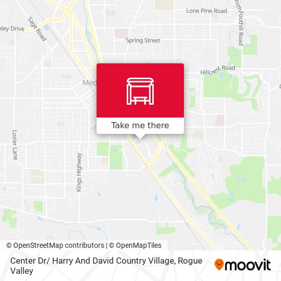 Center Dr/ Harry And David Country Village map