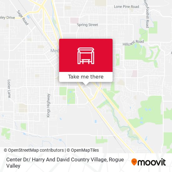 Mapa de Center Dr/ Harry And David Country Village