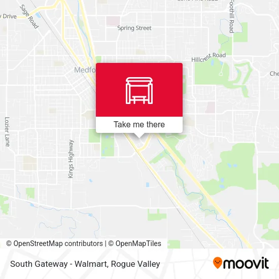 Mapa de South Gateway - Walmart