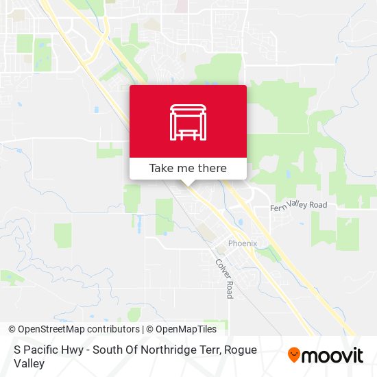 Mapa de S Pacific Hwy - South Of Northridge Terr
