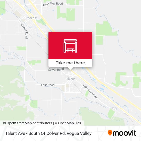 Talent Ave - South Of Colver Rd map