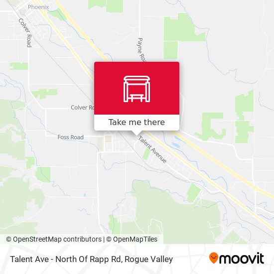 Talent Ave - North Of Rapp Rd map