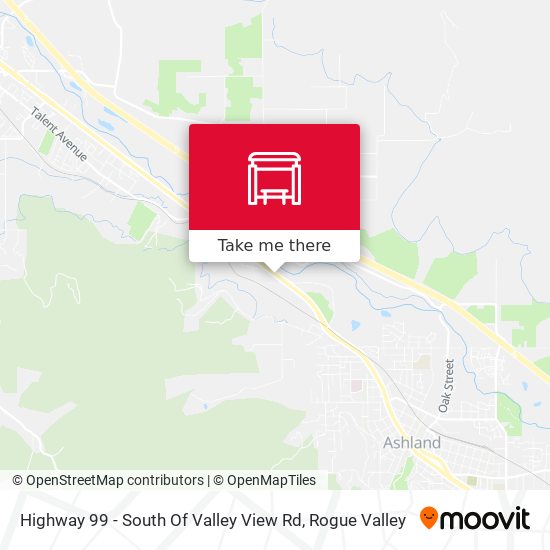 Highway 99 - South Of Valley View Rd map
