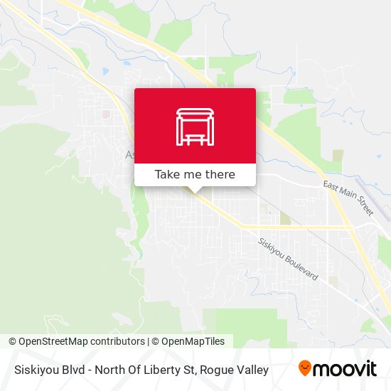 Mapa de Siskiyou Blvd - North Of Liberty St