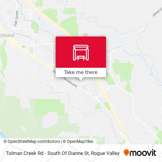 Mapa de Tolman Creek Rd - South Of Dianne St