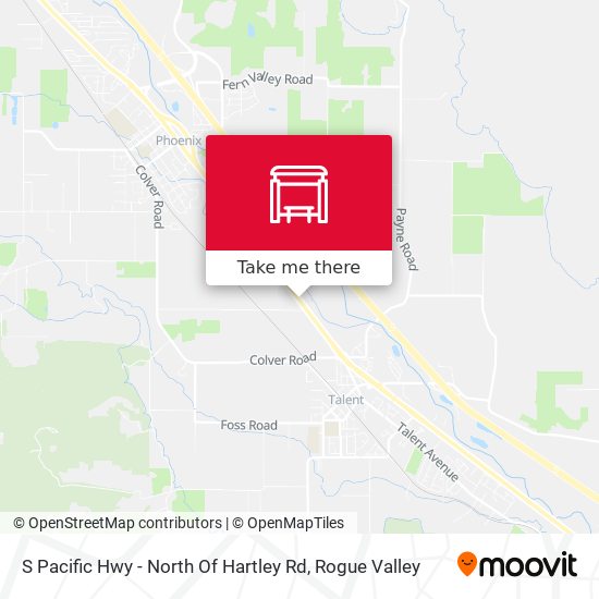 S Pacific Hwy - North Of Hartley Rd map