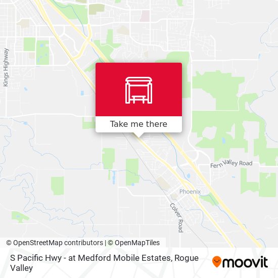 S Pacific Hwy - at Medford Mobile Estates map