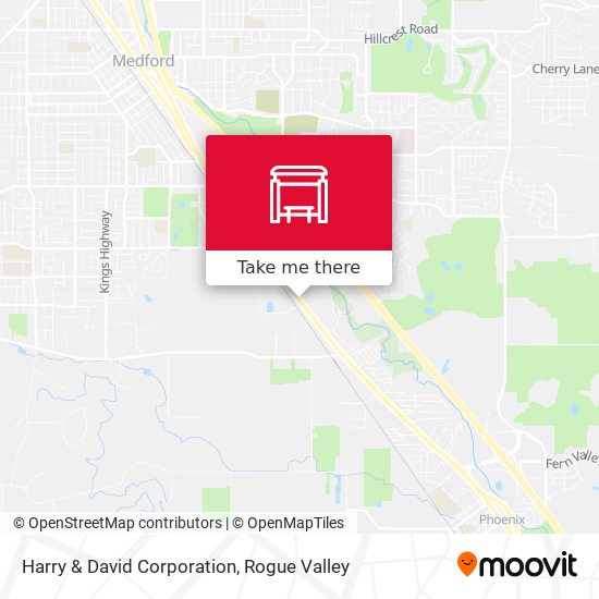 Mapa de Harry & David Corporation